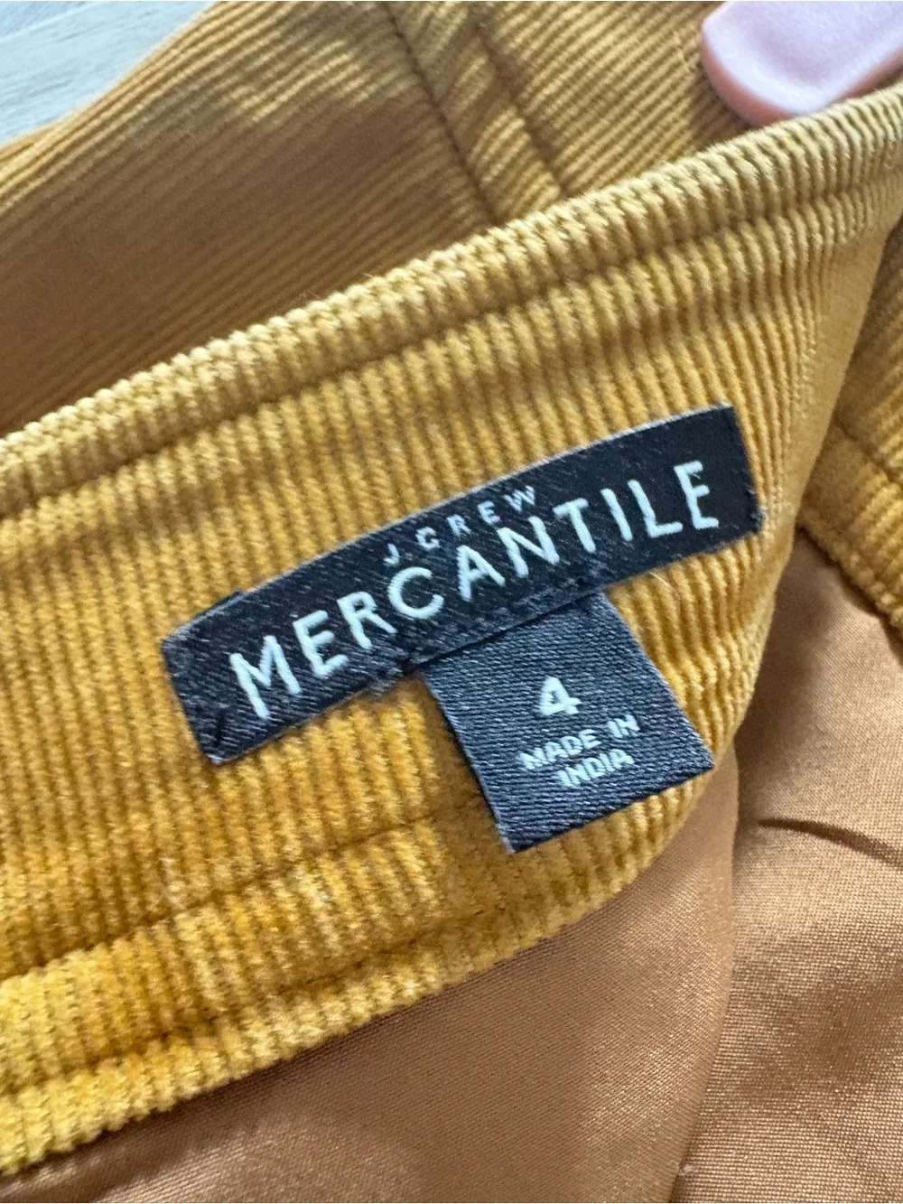 J Crew Mercantile Corduroy Mini Skirt | Size 4
